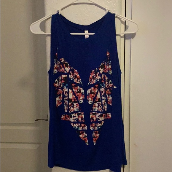 Blue tank top - Picture 1 of 2